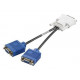 HP Cable Splitter Molex DMS-59 to Dual VGA 687730005 338285-008